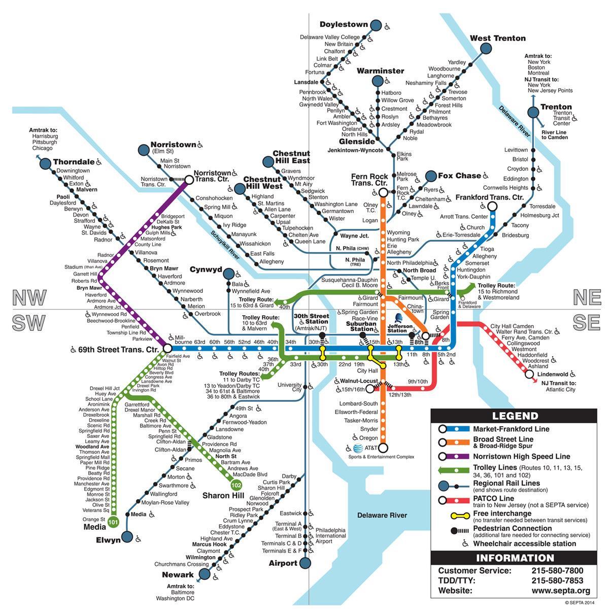 metro ramani Philadelphia