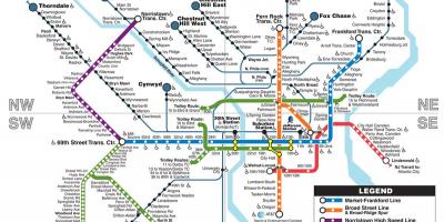 Metro ramani Philadelphia